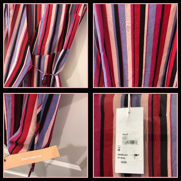 REFORMATION- GJELINA WRAP MINI DRESS (NWT) - Picture 9 of 13